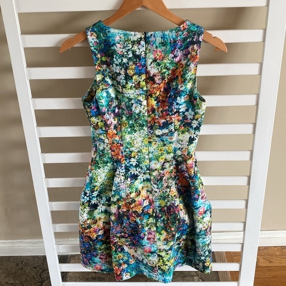 ZARA Floral Botanical Tulip Bloggers Celeb Fave Dress Olivia Palermo X Small - Picture 8 of 14